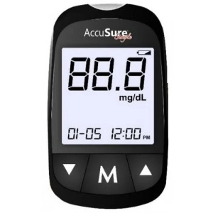Accusure Simple Blood Glucose Meter, For Hospital, 7 Days