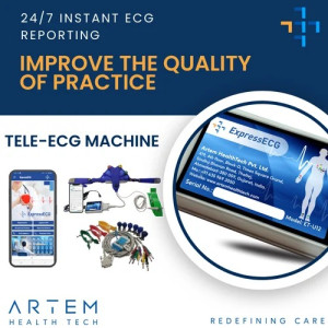 Artem Healthtech Portable Ecg Machine, Number Of Channels: 12 Channels