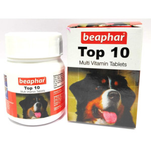 Beaphar Top-10 Dog Supplement Tablets (60 Tablets)