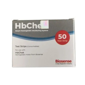 Biosense Hb Check Hemoglobin Strips 50 Test