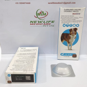 Tablet Bravecto 1000 Mg, For Clinical, Packaging Type: Box, For Dogs