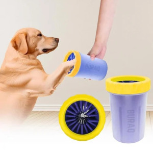Buraq Dog Paw Cleaner Compact and Portable Washer Cleaning Brush Cup