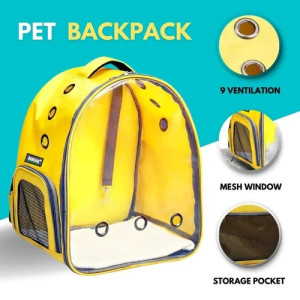 Buraq Pet Transparent Carrier Bag