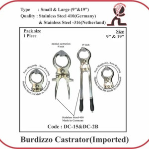Castrator Burdizzo 9" Imported-Germany