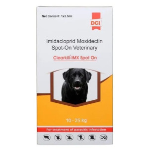 Clearkill IMX Spot On 2.5 ml,Treatment of Flea Infestation in Dogs