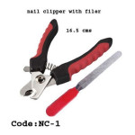 Canna pet Red Nail Cutter With Filer, Packaging Size: Poly