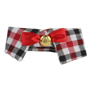 Dog Check Bow Tie