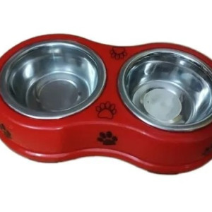 Dog Feeding Bowl, Red Color