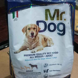 Dog Food Mr Dog All Breeds Adult with Chicken & Rice 1 kg