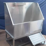 Stainless Steel Dog Bathing Tub
