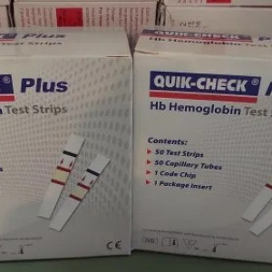 Misson Plastic Quick Check Hemoglobin Strip, For Clinical, 20 mIU/mL