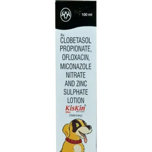 Zinc And Nitrate Kiskin Veterinary Skin Care Ointment, 100 ml, Prescription
