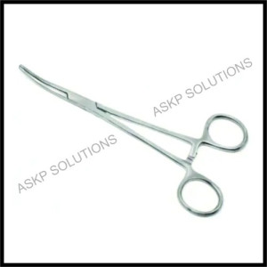 ASKP Solutions ss Kocher Artery Forcep Curved, For Surgery
