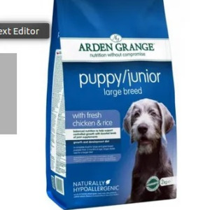 Arden Grange Puppy Junior Large Breed Dog  Food
