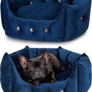 Velvet Pet Dog Beds, All Color