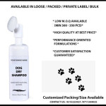 Pet Dry Bath Shampoo, For Petcare Products, For Every Breed Type
