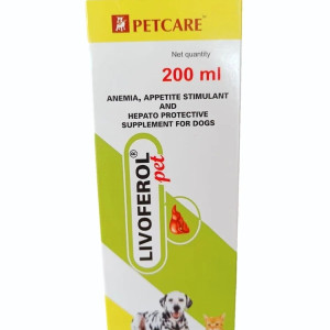 Livoferol Pet Anemil, Appetite Stimulant And Hepato Protective Supplement For Dogs