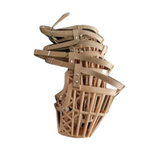 Dog Basket Muzzle,Beige color