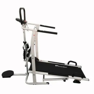 Powermax Fitness Mft-410 Manual Treadmill, For Home, 120kg