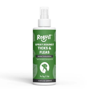 ROBUST Herbal Tick & Flea Spray for Dogs & Cats : 200ml