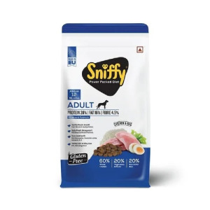Pallets Sniffy Adult Chicken Egg Protein For Dogs