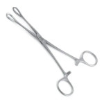 Silver Ss 410 Sponge Forcep Straight