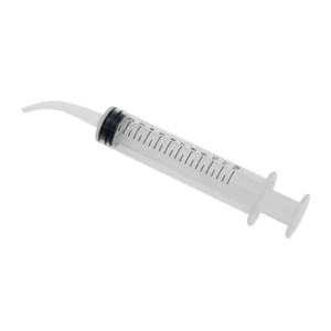 12 ML Curve Tip Plastic Veterinary Syringe, 50 Pcs In A Pack