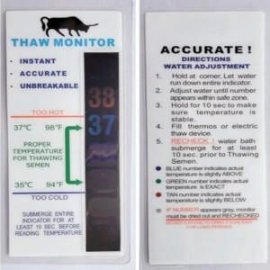 Plastic Thawing Monitor, For Veterinary