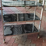 SMRITI ENGINEERING Hospital Furniture Instrument Trolley, For Hospital,Clinic