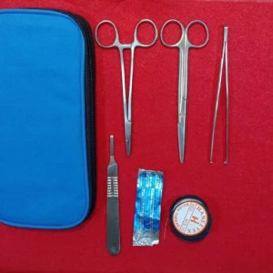Stainless Steel Veterinary Surgical Instruments Kit