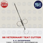 Stainless Steel Veterinary Teat Tumor Extractor
