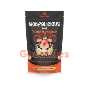 Woofalicious Chicken Delight Dog Food, Packaging Type : Plastic Pakets