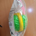 Rubber Soft Dog Toys Yellow Color